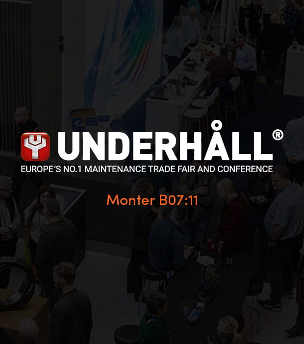 Telfa ställer ut på Underhållsmässan 26 monter B07:11