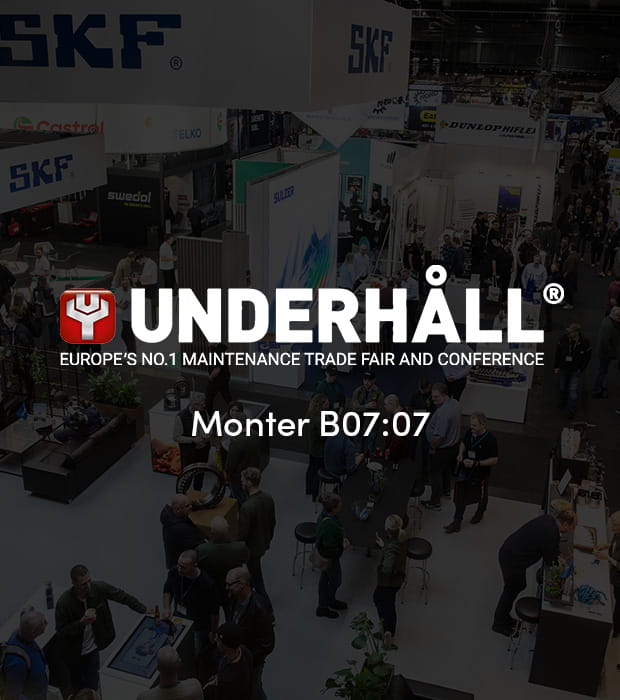 Telfa ställer ut på Underhållsmässan 26 monter B07:11