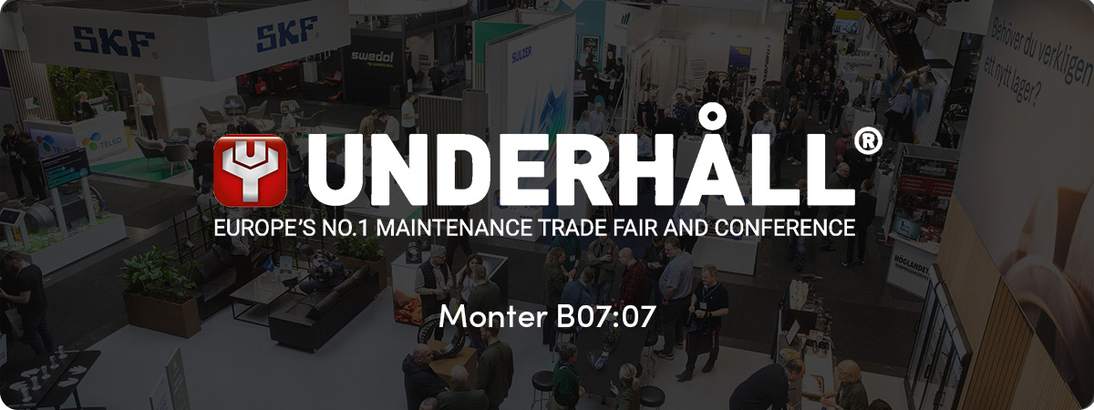 Telfa ställer ut på Underhållsmässan 2026 monter B07:11