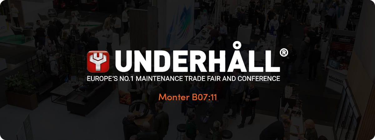 Telfa ställer ut på Underhållsmässan 2026 monter B07:11