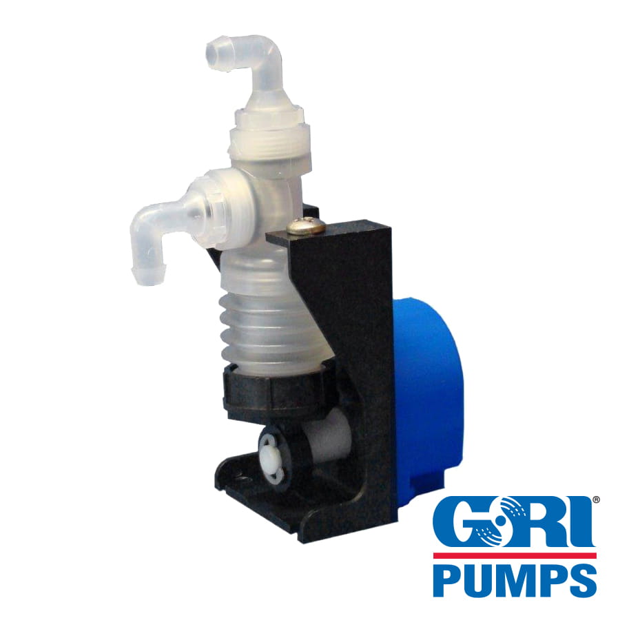 Bälgpump för inbyggnad