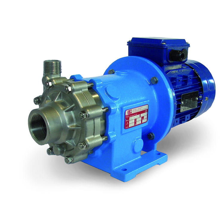 Magnetdriven centrifugalpump med pump hus i metall