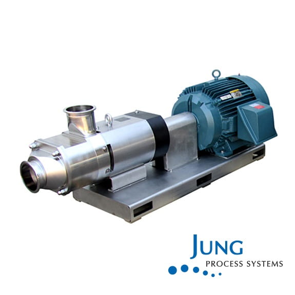 Dubbelskruvpump för industri med jung process systems logotype