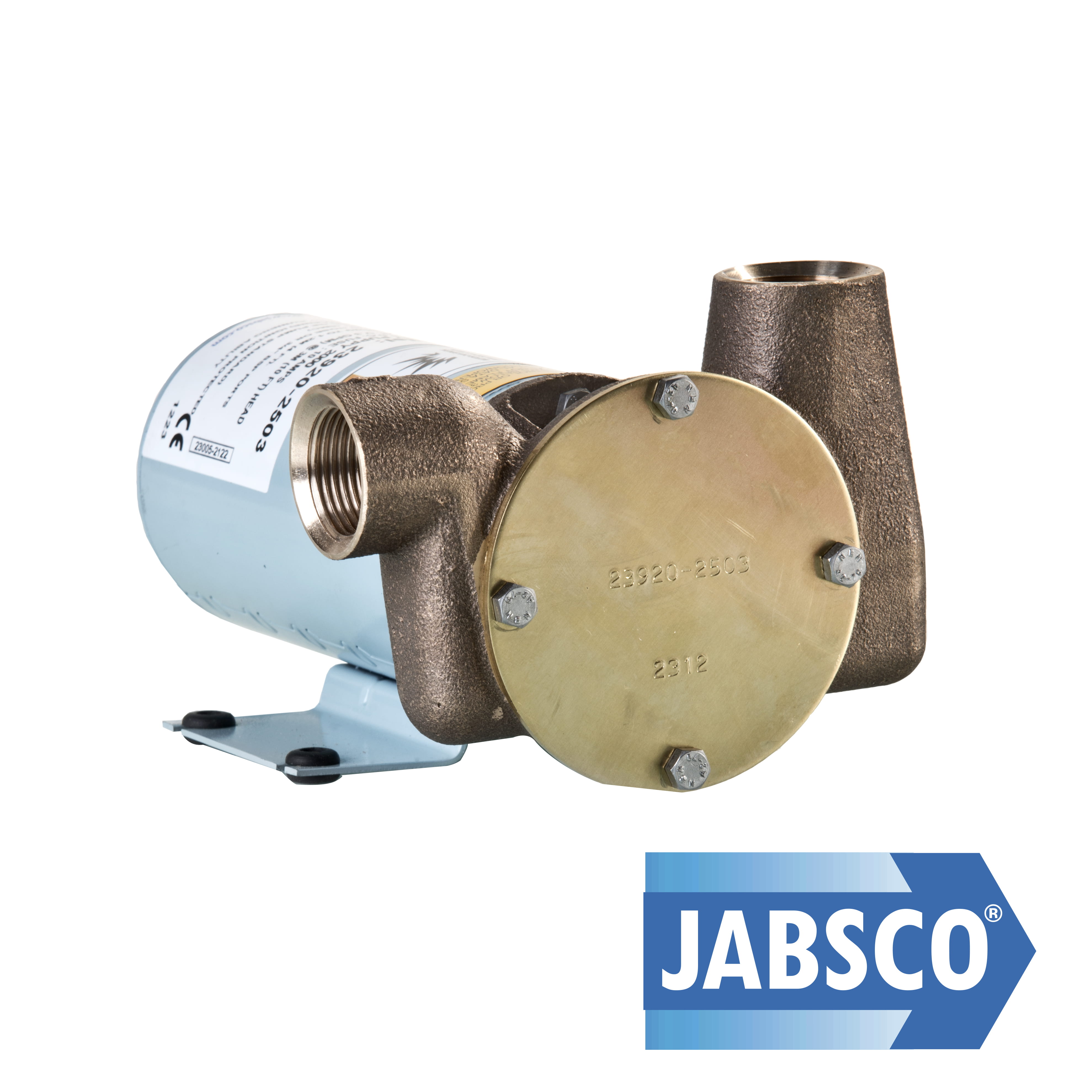 Flexibel impellerpump med 12-24v dc motor