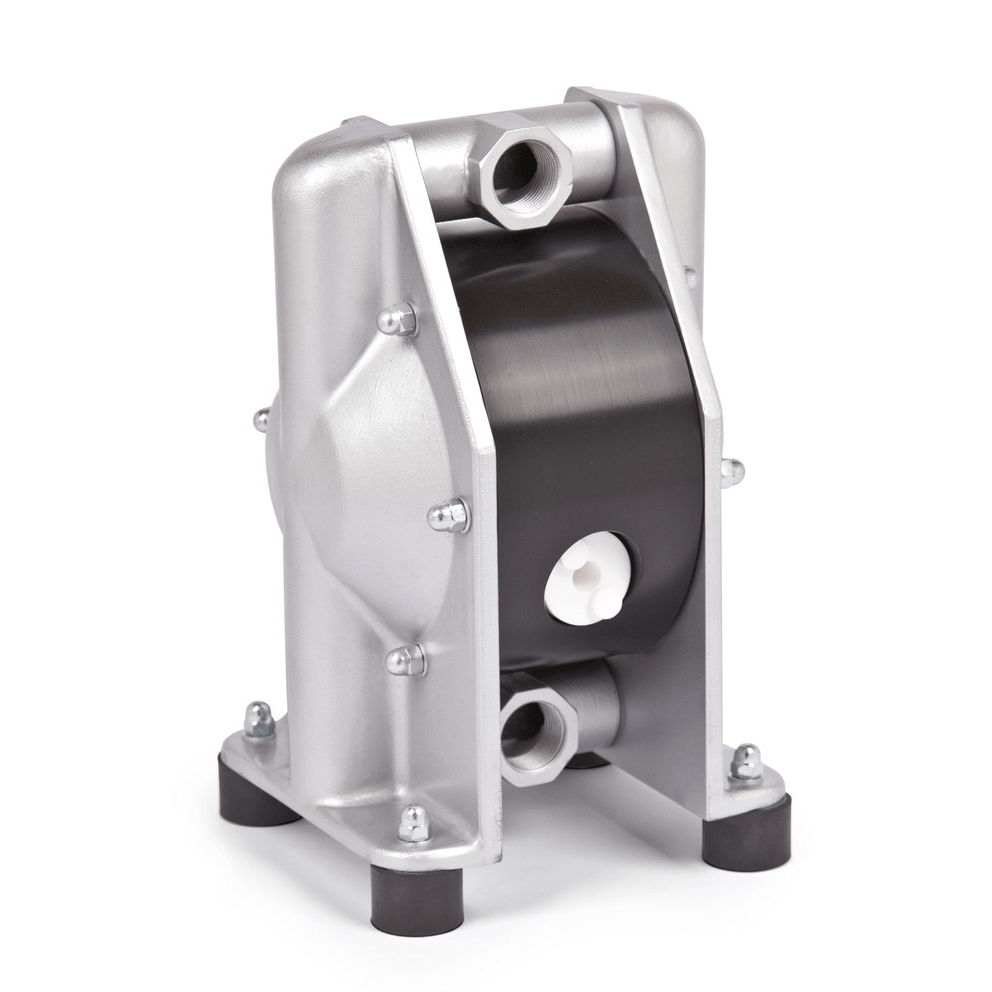 Tryckluftsdriven membranpump i aluminium