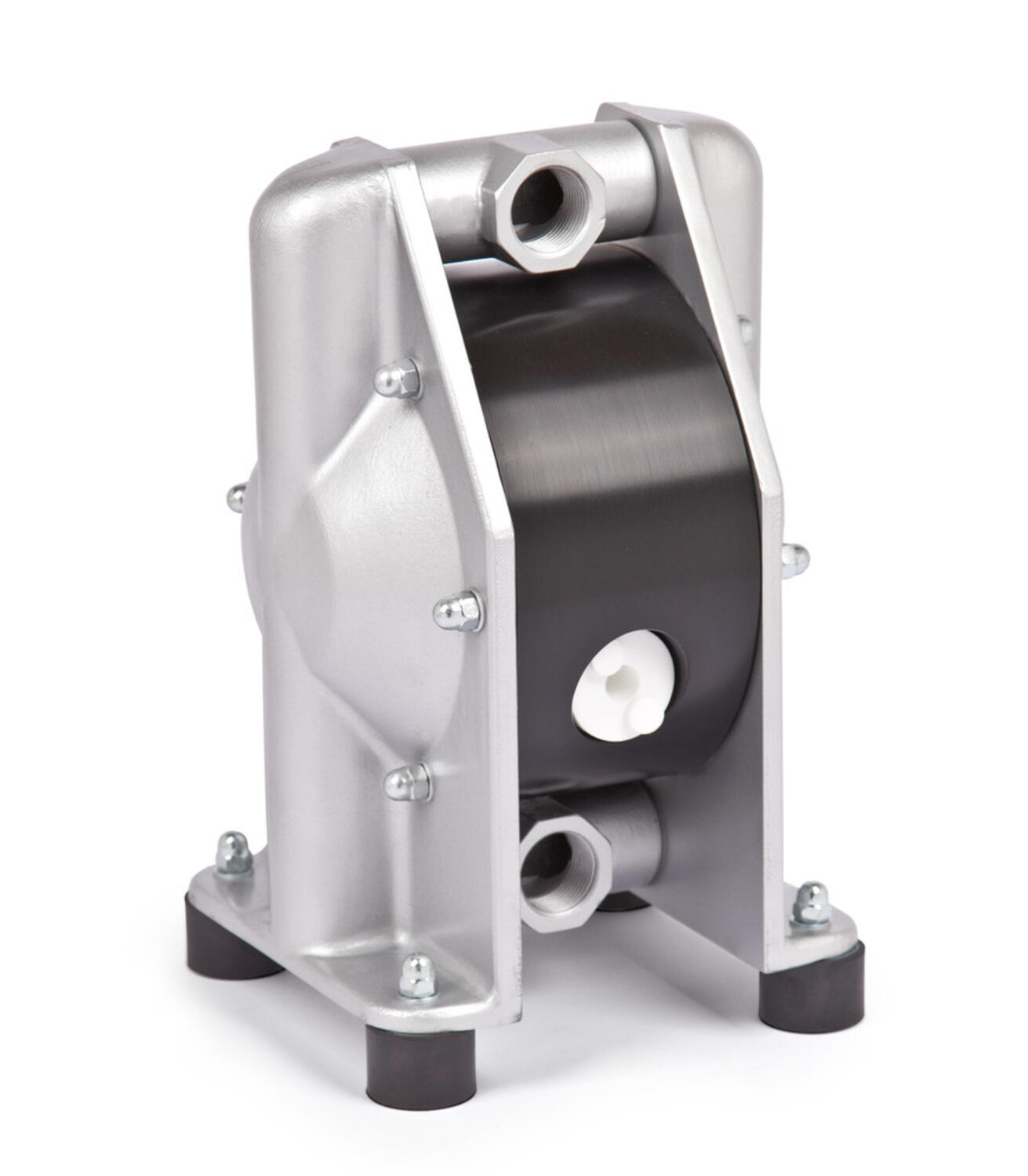 AODD Tryckluftsdriven membranpump Aluminium och gjutjärn - ATEX från Dellmeco. Pumpen klarar av torrkörning och är självsugande.