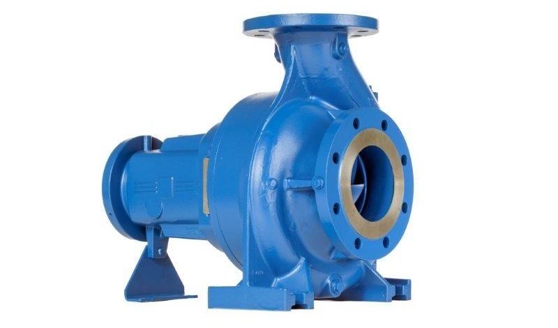 Centrifugalpump Serie e-NSC från Lowara. Pump som hanterar både varma och kalla vätskor men även delvis aggressiva.