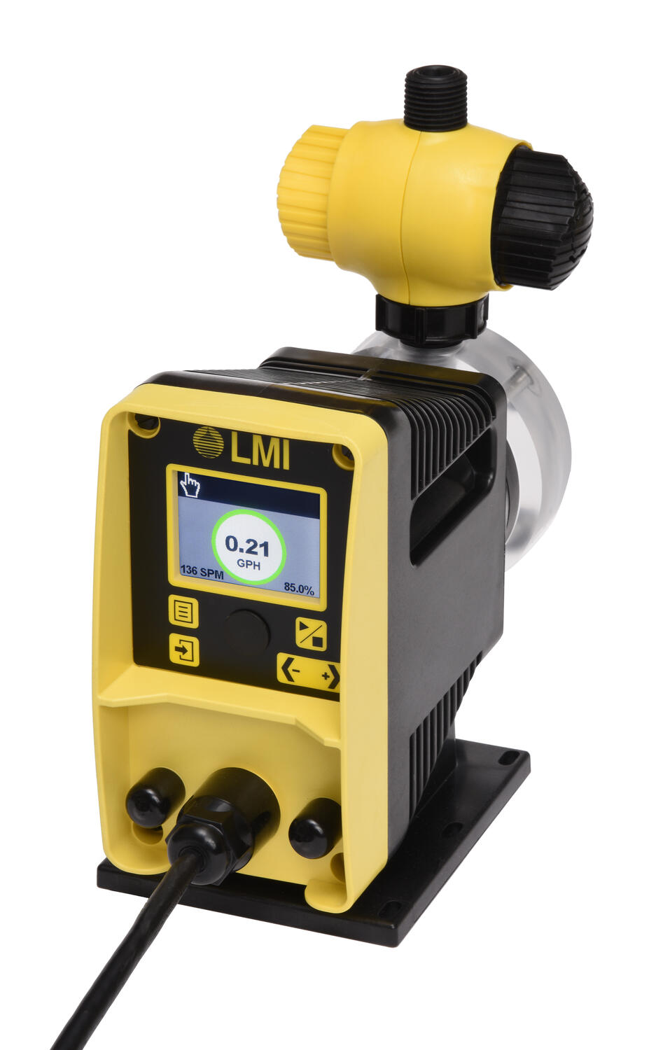 Doseringspump Serie PD från Milton Roy. Pump med LCD-display, pumpen används för noggrann dosering av vätskor.