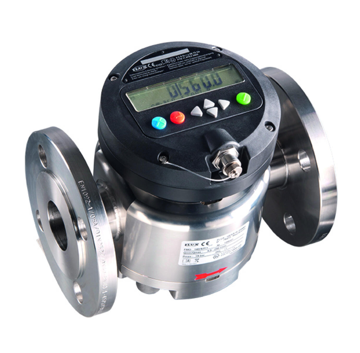 Flödesmätare FMO från flux är en mycket noggrann och exakt flödesmätare. Den mäter flödet med bra precision.