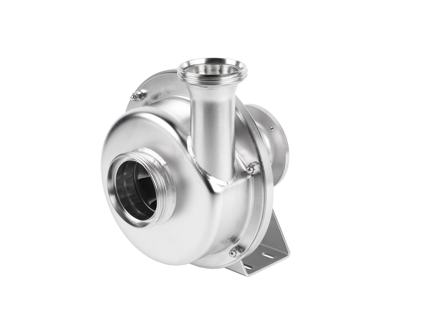 Hygienisk Centrifugalpump för tankbilar, Serie RMO från Packo pumps. Framtagen för instalation på tankbilar för att pumpa olika livsmedel.