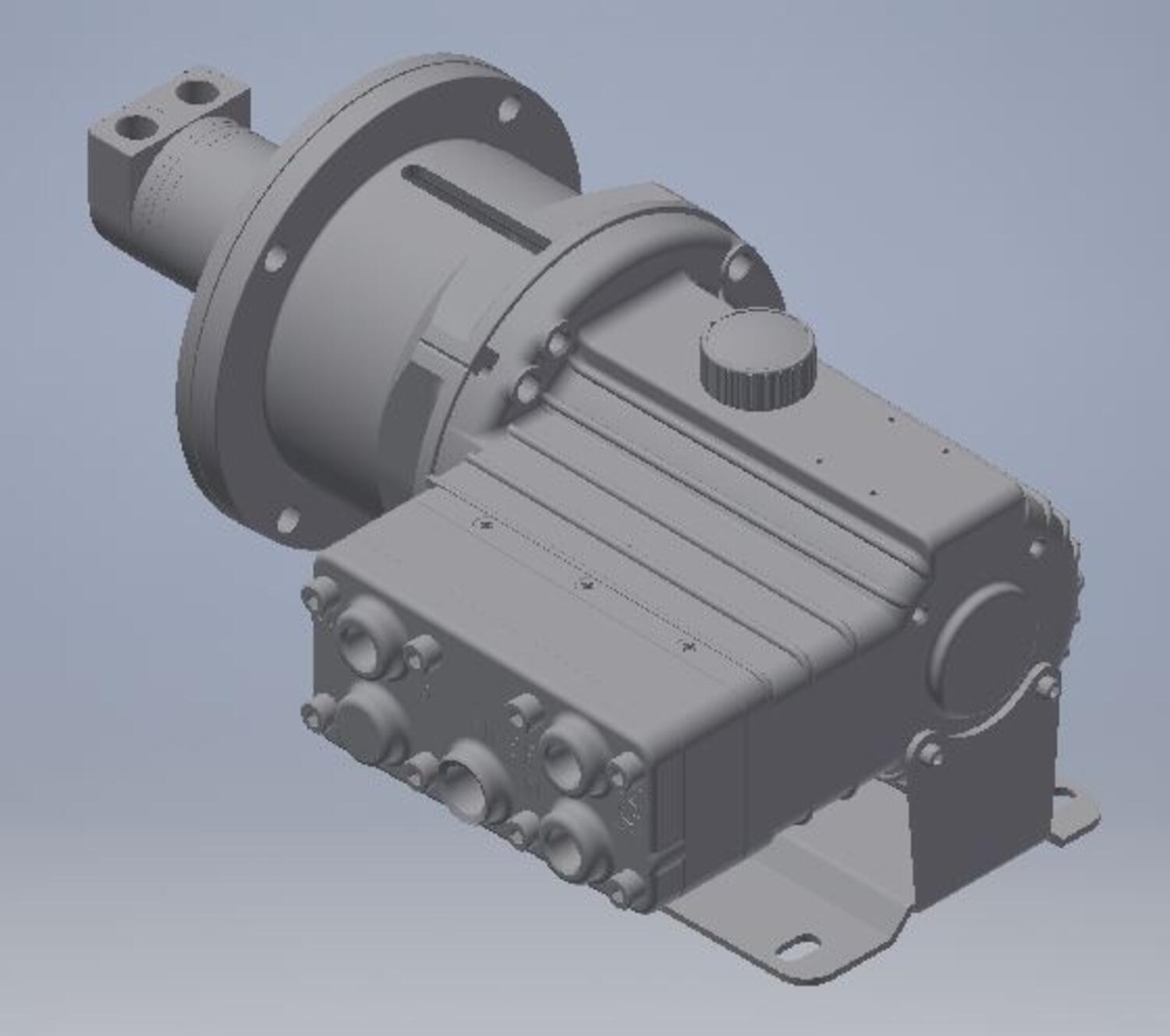 Illustration av HydraCell motordriven multimembranpump G03-G13