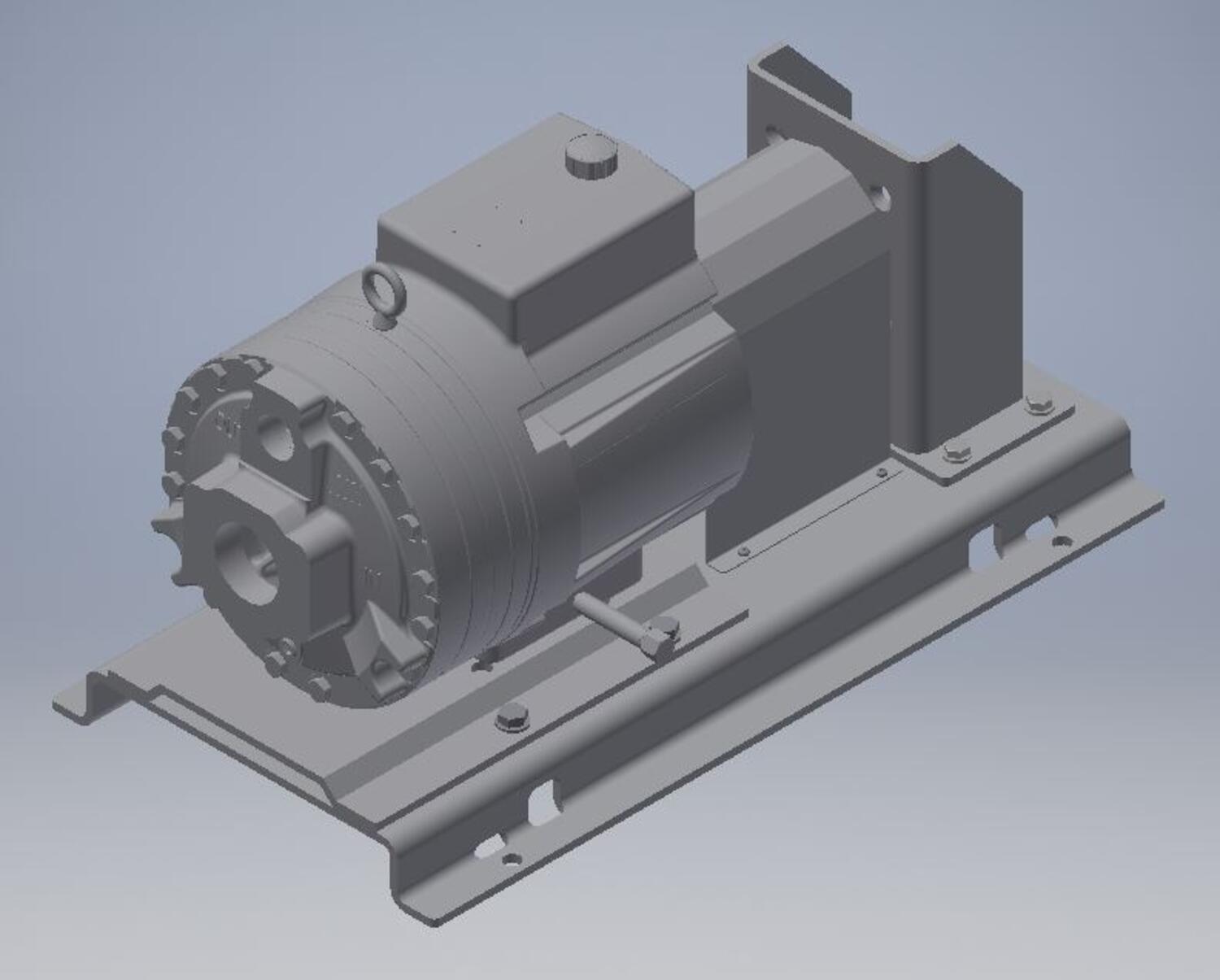Illustration av HydraCell Motordriven multimembranpump G35