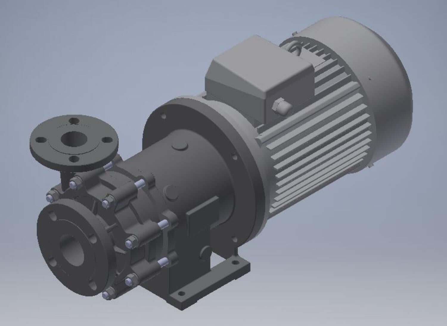 Illustration av Serie CM MAG-M magnetdriven centrifugalpump från M PUMPS