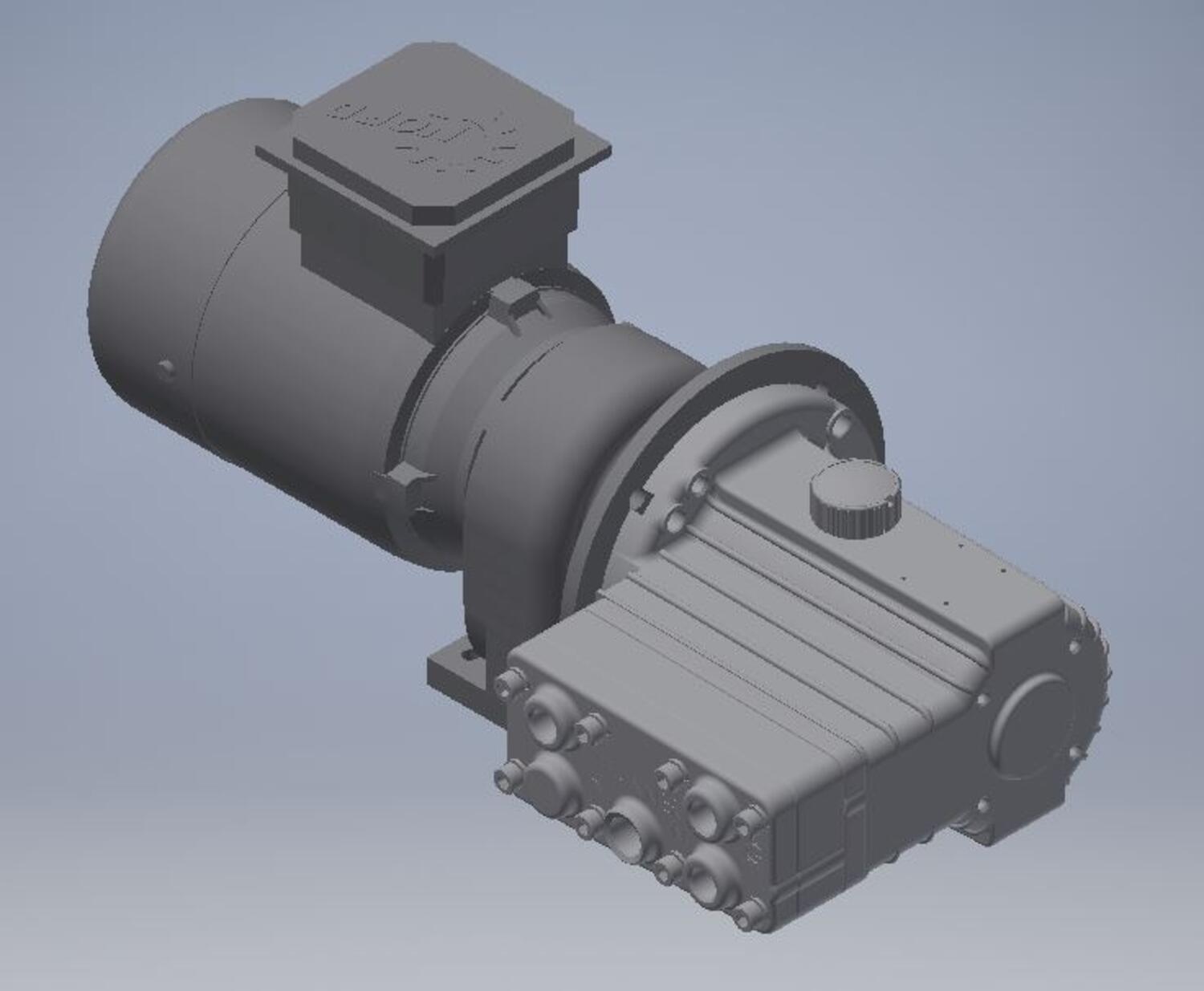 Illustration v G03 - G13 motordriven multimembranpump från HydraCell