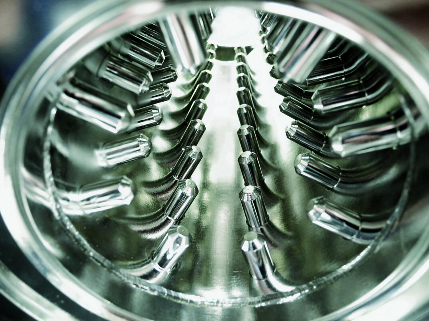 Insidan av inline-mixer DLM/P från INDAG