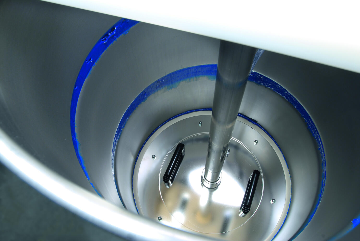 Insidan av VISCOFLUX lite från Flux som är ett fattömningssystem.