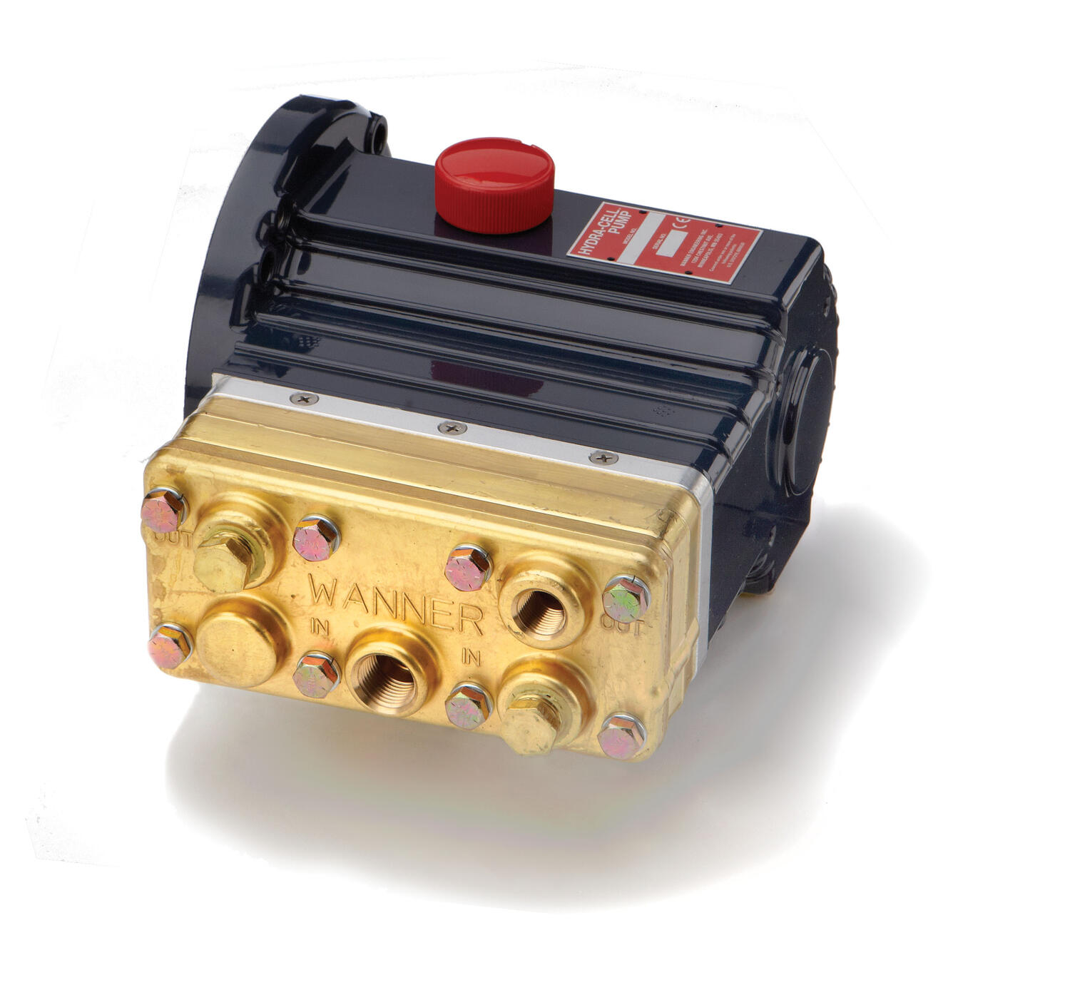 Motordriven multimembranpump G03 - G13 från Wannr (HydraCell). Wanner HydraCell är en mycket robust pump som klarar av det mesta.