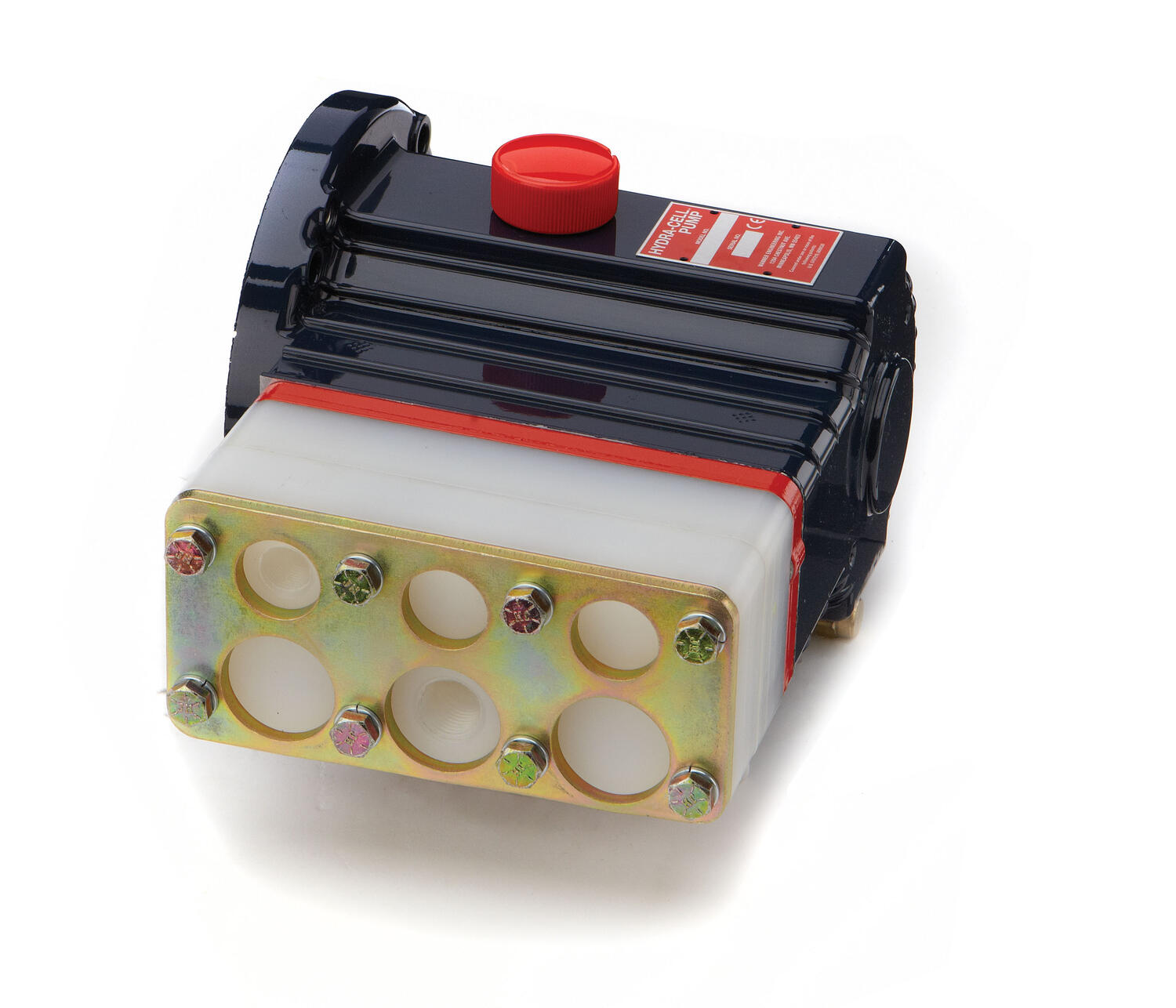 Motordriven multimembranpump G03 - G13 Plast från Wanner (Hydra-Cell). Wanner HydraCell är en mycket robust pump som klarar det mesta.