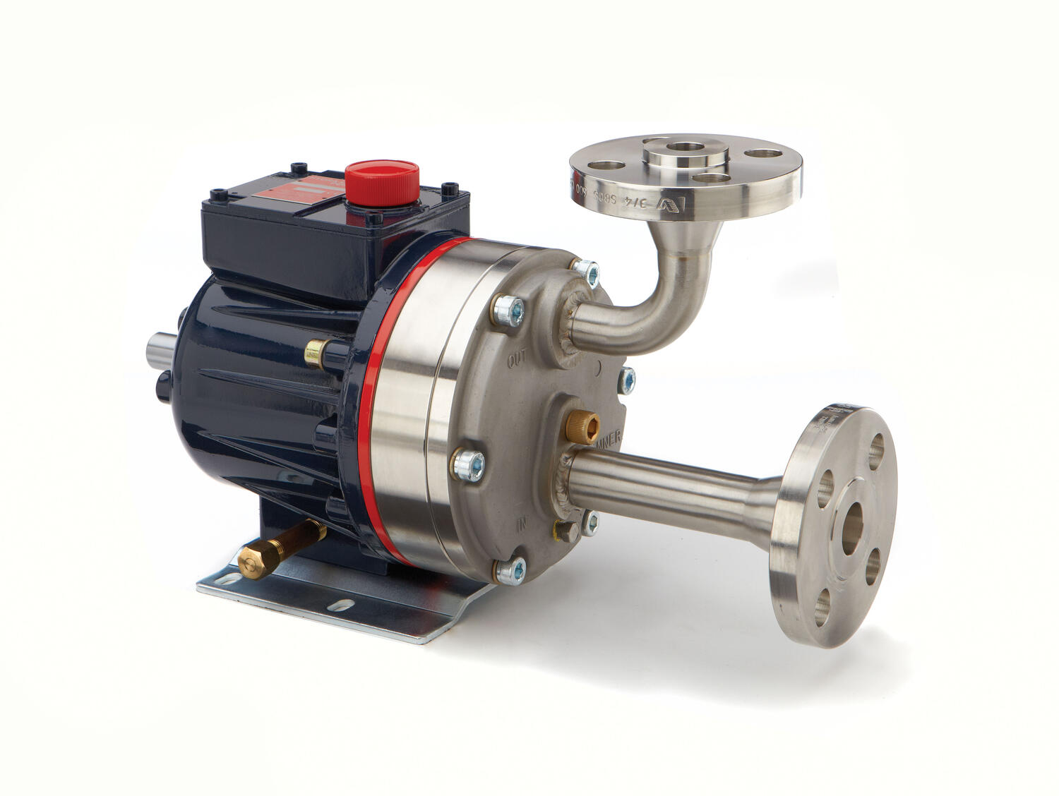 Motordriven multimembranpump G10 från Wanner (HydraCell). Wanner Hydracell är en mycket robust pump som klarar av det mesta.