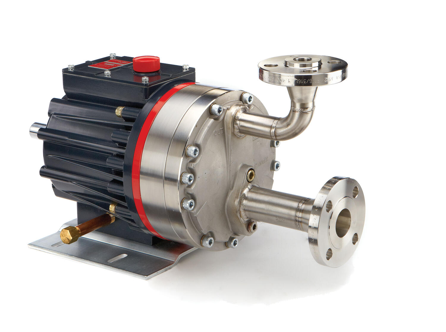 Motordriven multimembranpump G25 från Wanner (HydraCell). Wanner Hydracell är en mycket robust pump som klarar av det mesta.