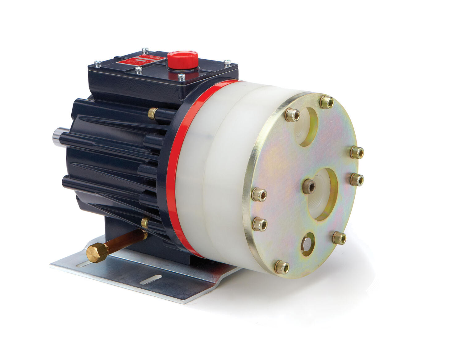 Motordriven multimembranpump G25 Plast från Wanner - Hydra-Cell. Wanner HydraCell är en serie mycket robusta membranpumpar. Pump med mycket lång livslängd.