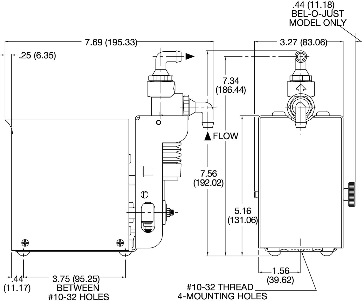 Ritning bälgpump 1,5