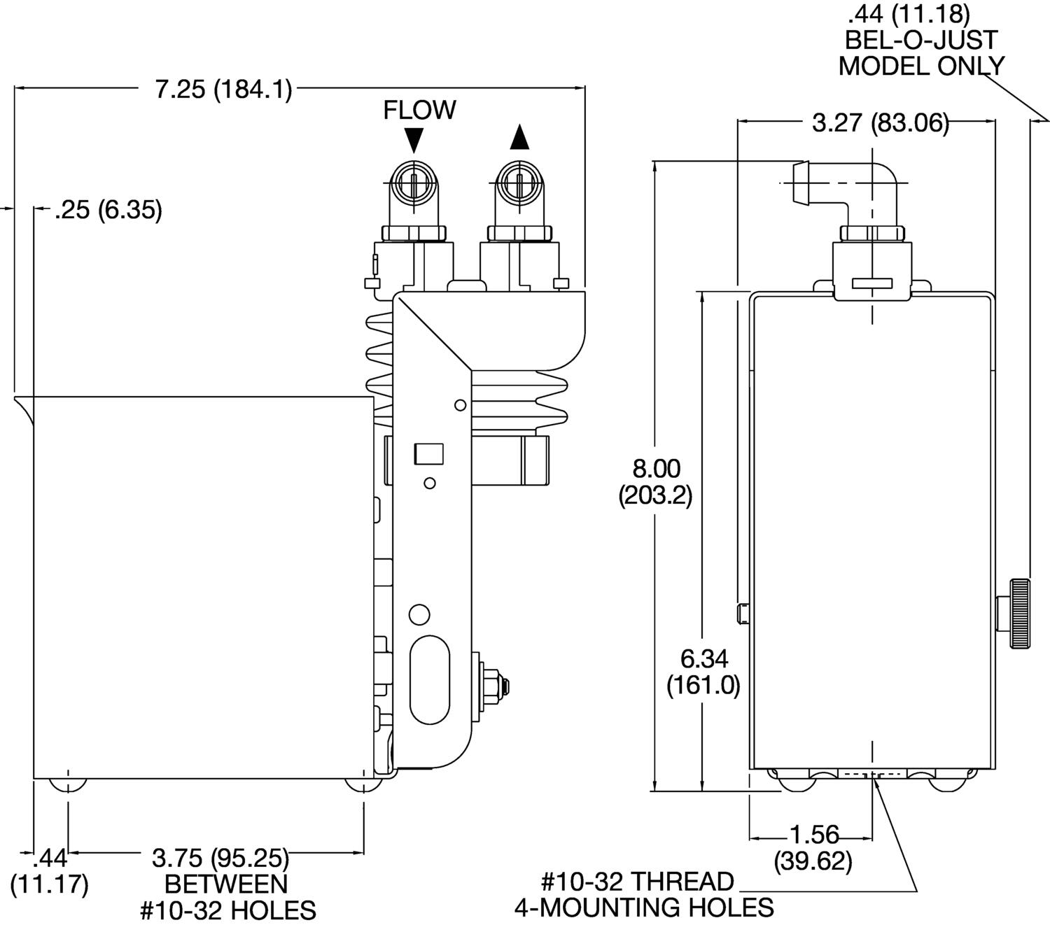 Ritning bälgpump 2,5