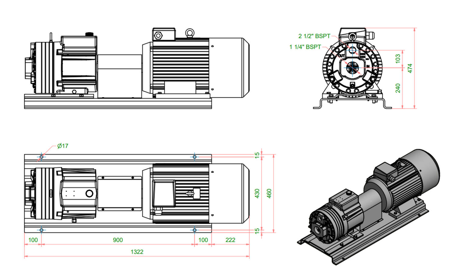 Ritningar HydraCell G35 med motor