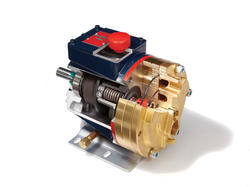 Uppskuren Wanner pump. Motordriven multimembranpump G10 från Wanner (HydraCell). Wanner HydraCell är en mycket robust pump som klarar det mesta.